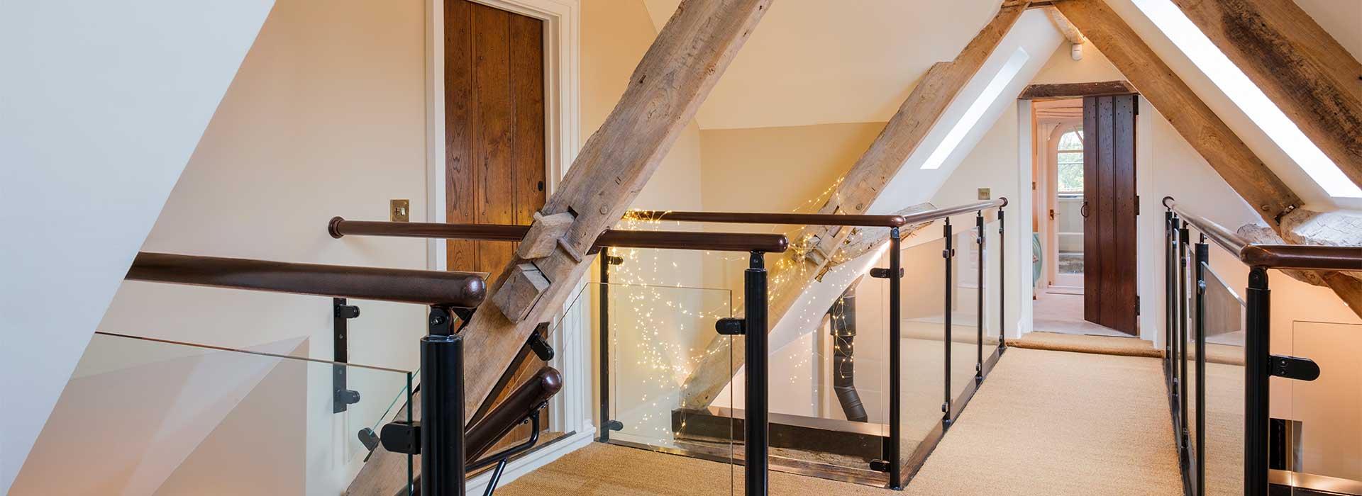 Upstairs Corridor Leading off to Multiple Rooms