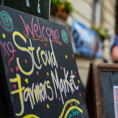 Stroud Farmers Market Chalk Board